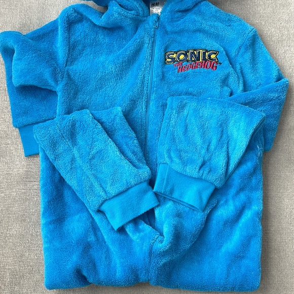 Sonic The Hedgehog Fuzzy Jammie/Costume - H&M - US 5T/6 - Picture 6 of 6